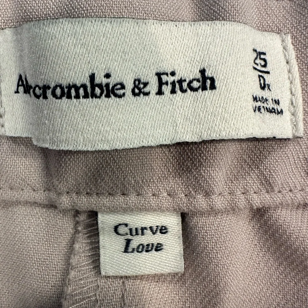 Abercrombie & Fitch women’s curve love wide leg trouser pants sz 0 regular